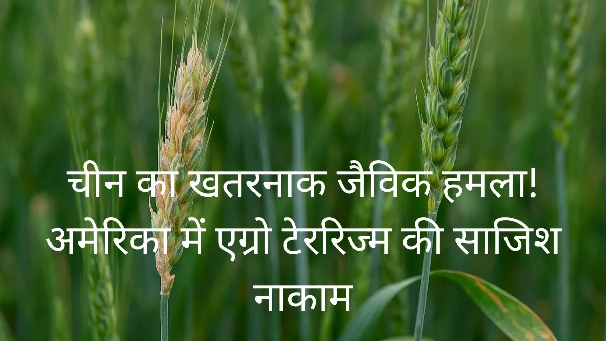 चीन का खतरनाक जैविक हमला! अमेरिका में एग्रो टेररिज्म की साजिश नाकाम